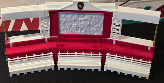 Wisconsin Themed Mini Stadium Card Display